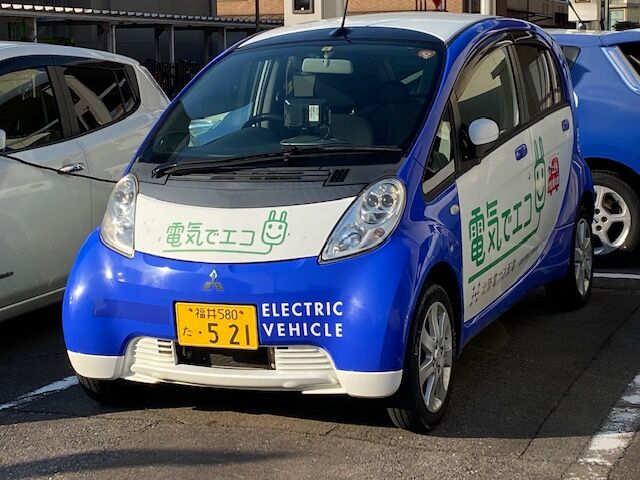以前ミニカーになりました～電力会社の三菱 i MiEV 北陸電力
