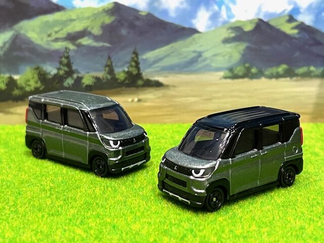 トミカ デリカミニ グリーン　非売品 非売品トミカ デリカミニ グリーン 箱付き - メルカリ