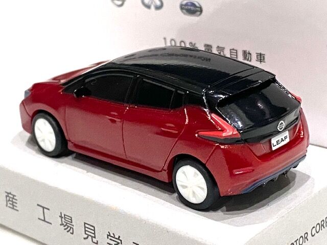 【新品未開封】　日産リーフ　初代　カラーサンプル　スーパーブラック Amazon | 1/43 日産 NISSAN ディーラー特注 ミニカー 初代リーフ