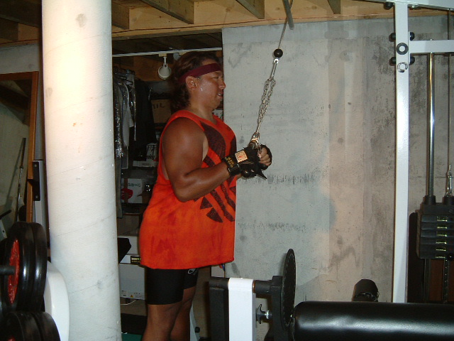 上腕三頭筋＞ : ＜カヤックジギング＞