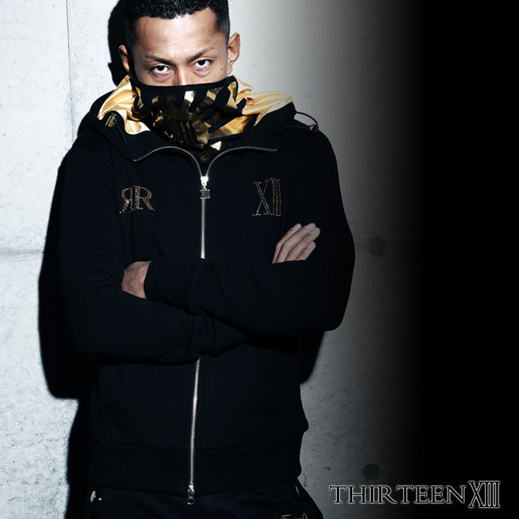 THE thirteen サーティーン 13 ビックパーカー THIRTEENJAPANパーカー THE thirteen サーティーン 13 ビックパーカー