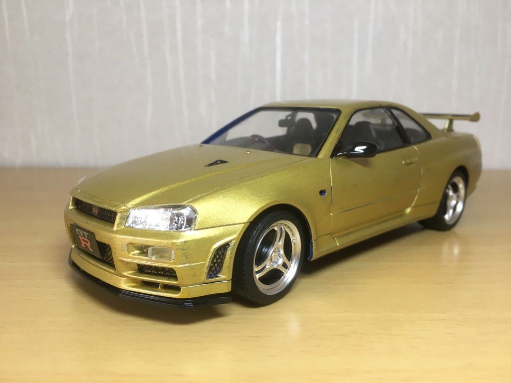 フジミ 1 24 頭文字dシリーズ22 Bnr34 Gt R 星野好造仕様 修正日記1 はやトンのプラモ製作所 フジミ 1 24 頭文字dシリーズ22 Bnr34 Gt R 星野好造仕様 修正日記1 はやトンのプラモ製作所