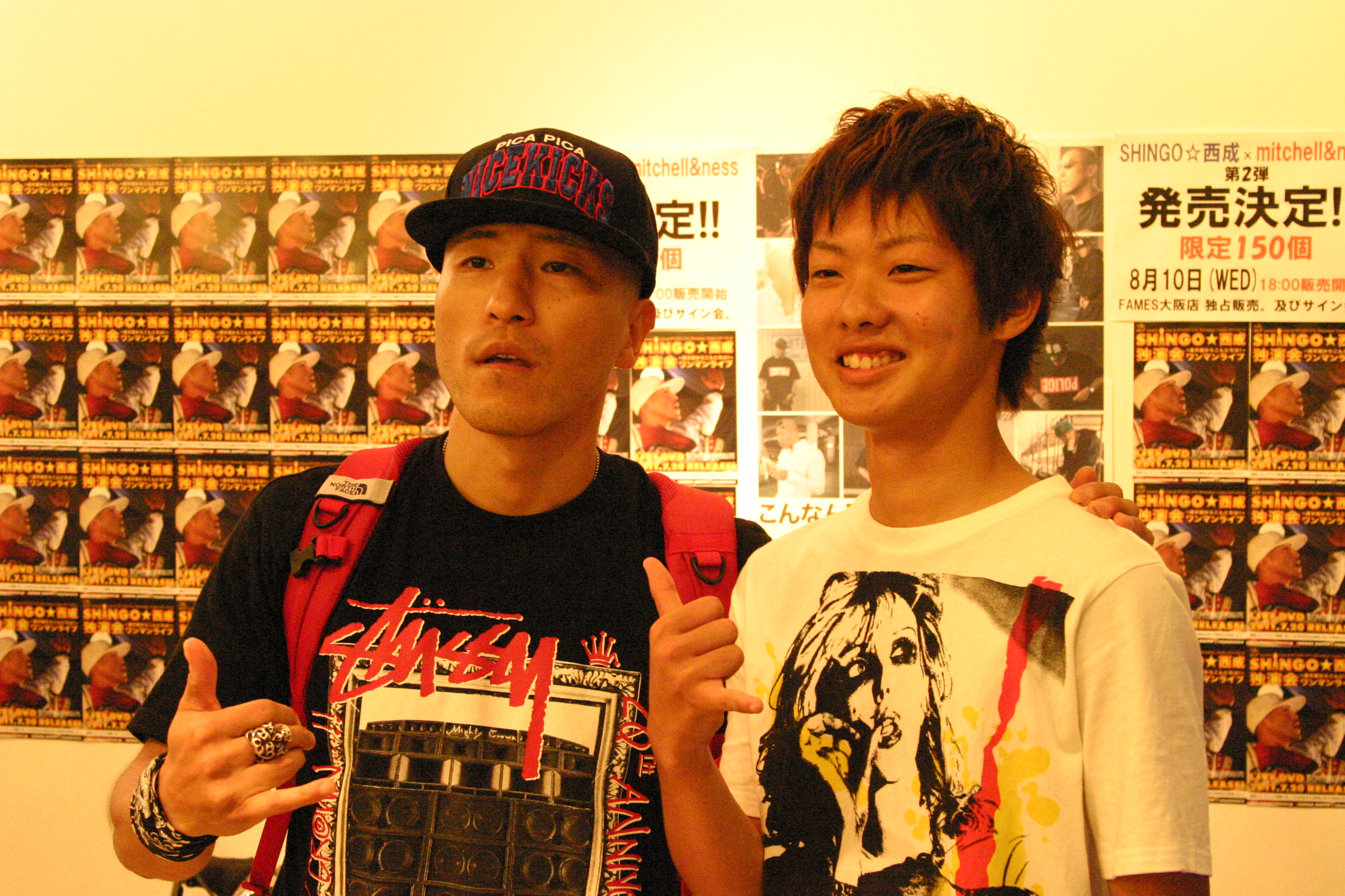 nao 　　Mitchell & Ness シンゴ西成 コラボキャップ Mitchell & Ness シンゴ西成 コラボキャップ