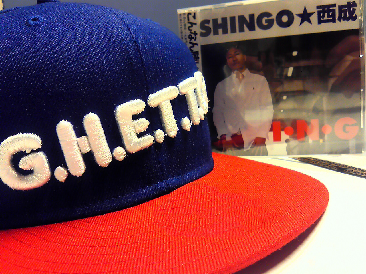 当店オーダー品 【超希少】shingo☆西成 mitchell&ness コラボキャップ