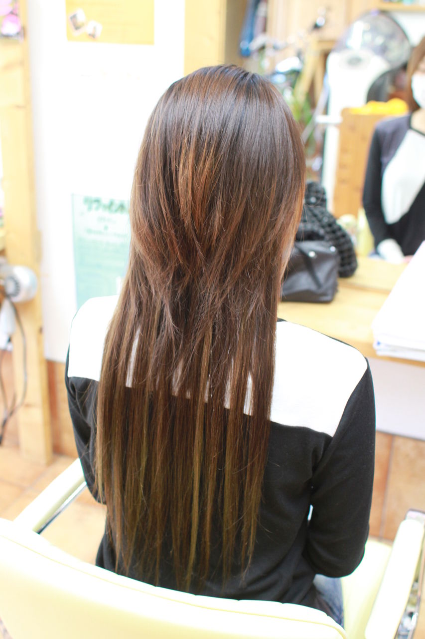 エクステをつけてみる 京丹波町の美容室 美容院 Fatto A Mano