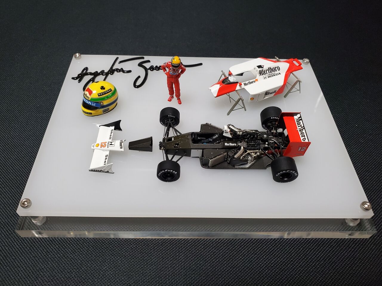 モデルファクトリーhiro 1 43 マクラーレンmp4 4 フルディティール シェイクダウン Fantasistamodelli