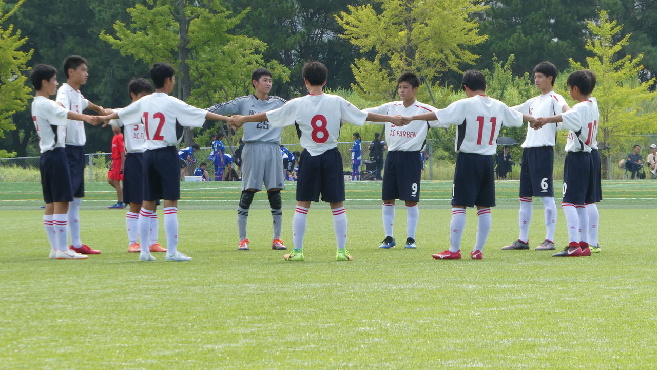 U15 18 08 25 高円宮杯jfa第30回全日本u 15サッカー選手権大会 兼 Ffa第30回堺整形外科杯福岡県u 15サッカー選手権大会予選一次ラウンド決勝戦 A C Farben Vs 新津中学校 A C ファルベンサポート