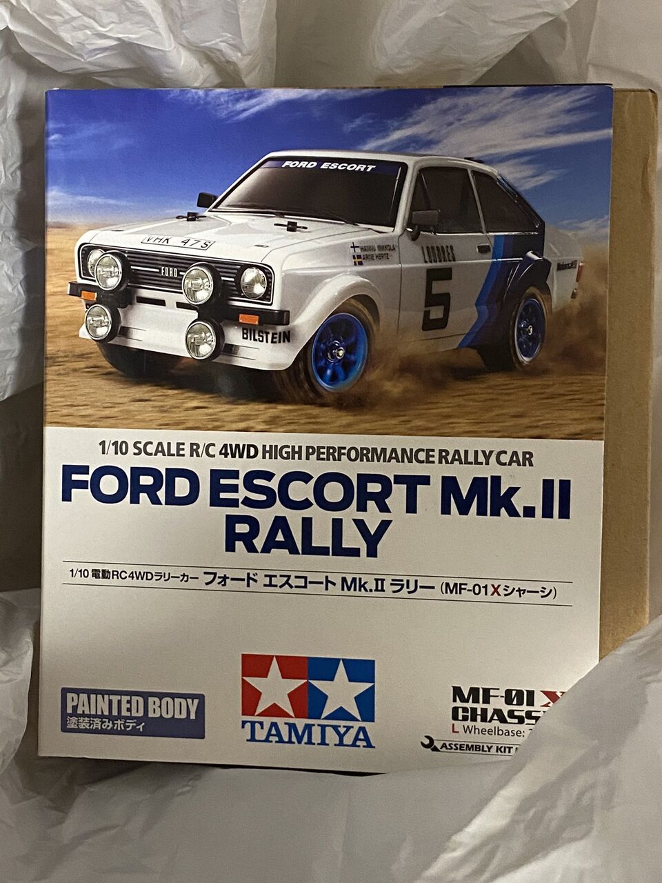 売切り特価 タミヤ1/10 塗装済ボディフォードエスコートMK2ラリー