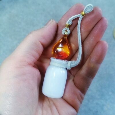 キャンドルのギリ粉入れ 灯台もと暮らし 西伊豆ガラス工房faro徒然日記