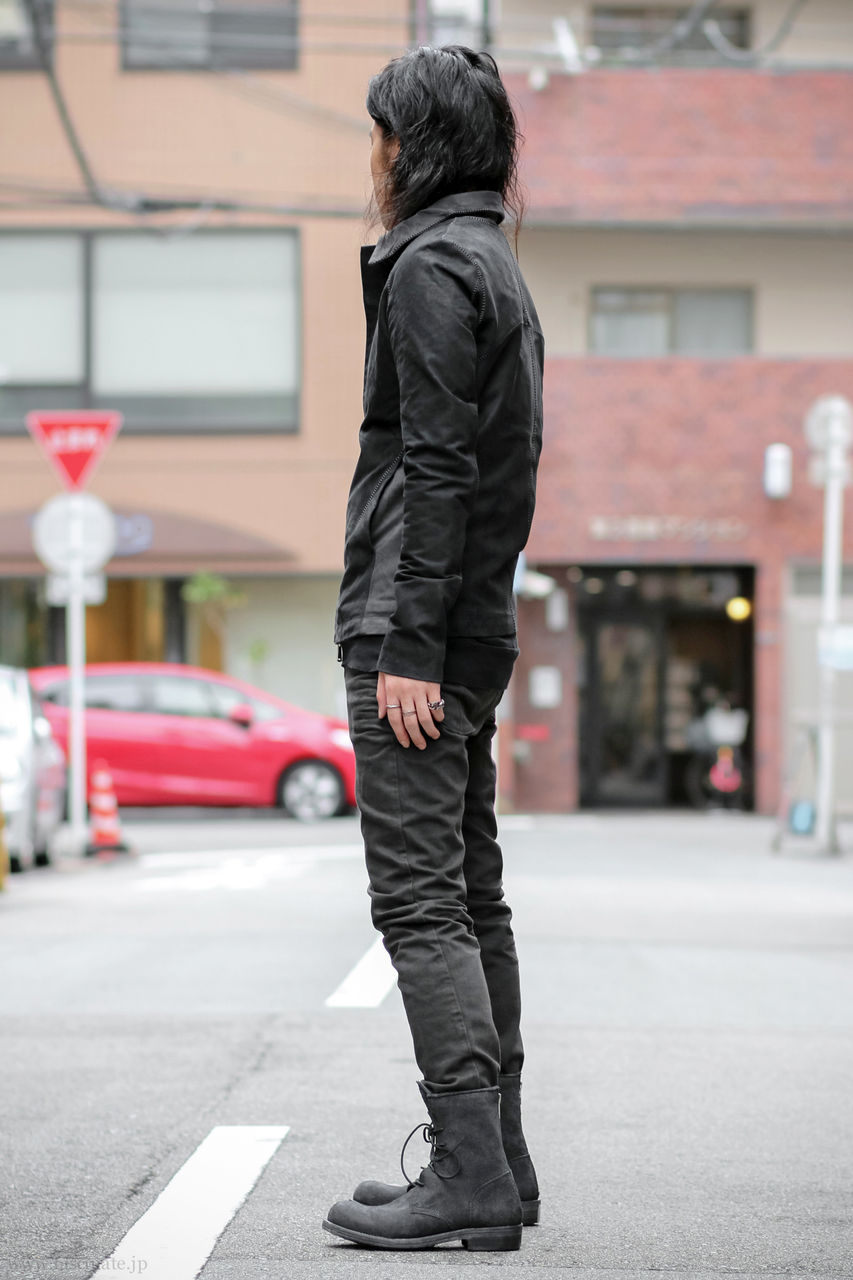 10sei0otto Leather Jacket Styling All Black : FASCINATE STAFF BLOG
