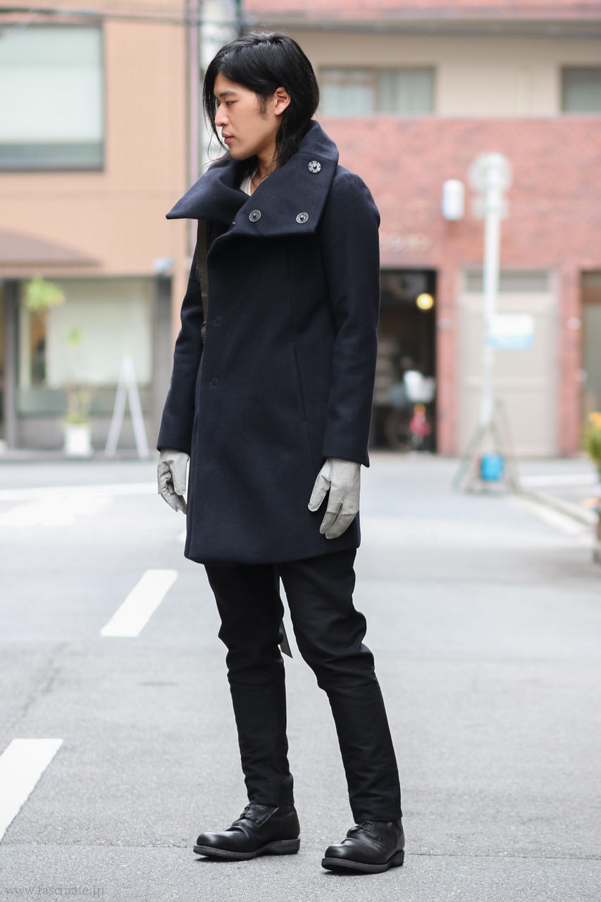 The Viridi-Anne Melton High Neck Coat Styling : FASCINATE