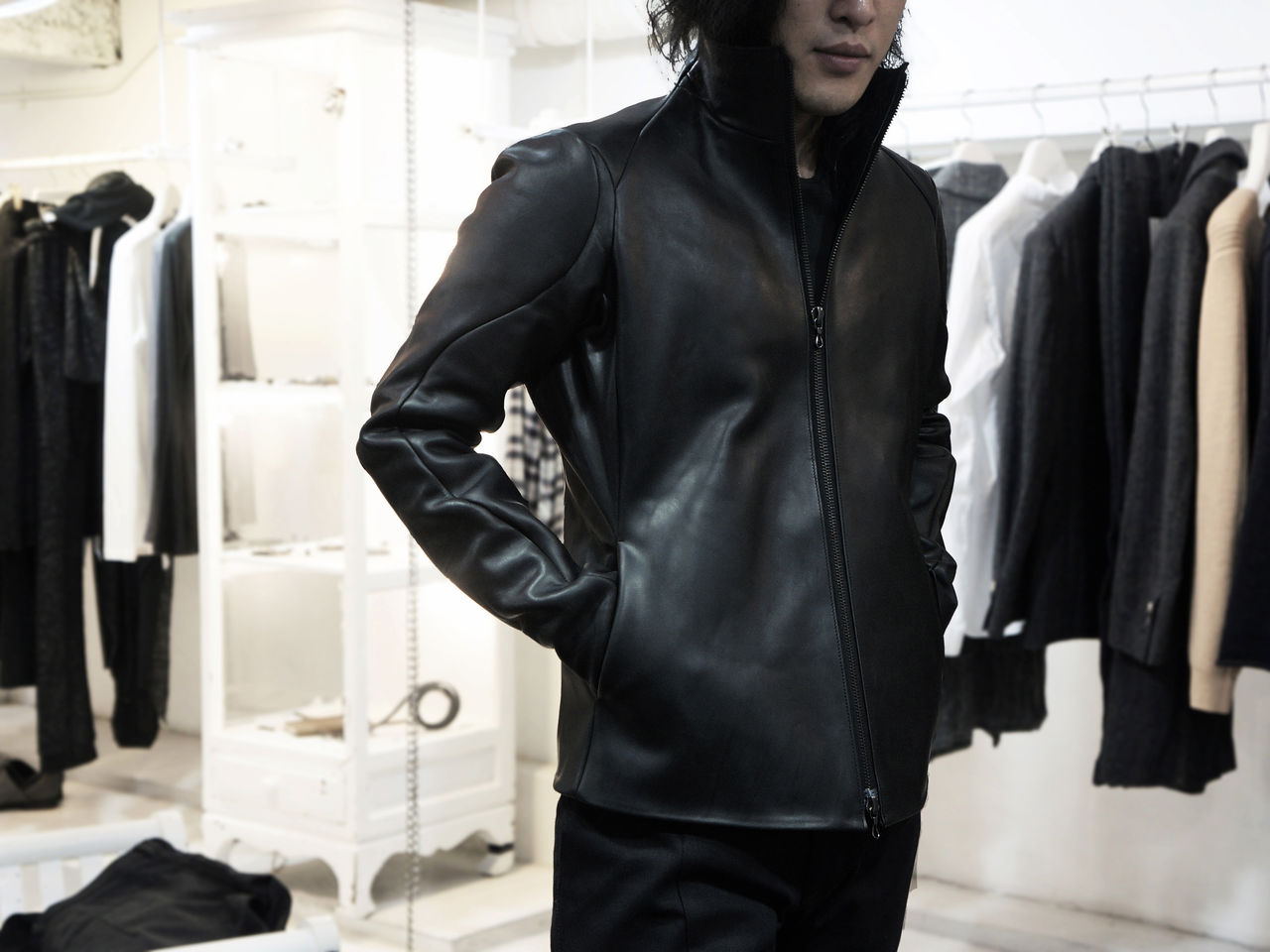 DEVOA GUIDI カーフレザージャケット DEVOA GUIDI カーフレザージャケット