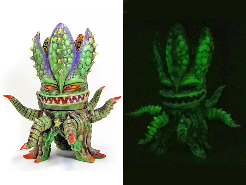 シカルナ工房 KAIJU MEGURO 3月9日発売 シカルナ工房× arktz ソフビ KAIJU MEGURO 蓄光ver
