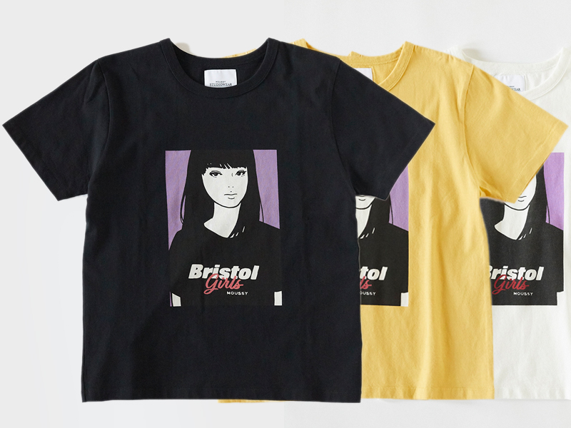 moussy - MOUSSY STUDIOWEAR for Bristol girls Tシャツ MOUSSY STUDIOWEAR for Bristol girls コラボアイテム】 2/15