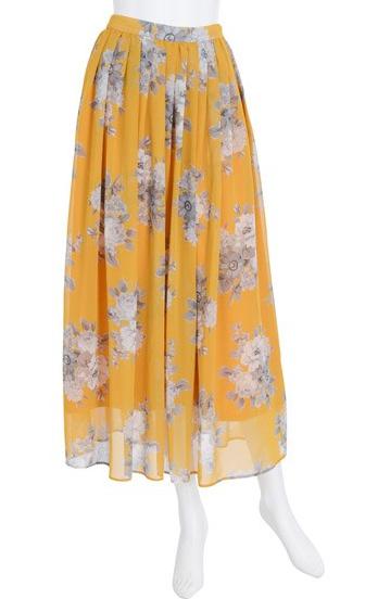 ファッションウォーカー マーキュリーデュオ ミドルフラワーロングSK