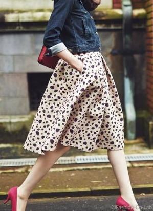 アプワイザーリッシェで今売れているダルメシアンスカート AneCan 2015年10月号掲載