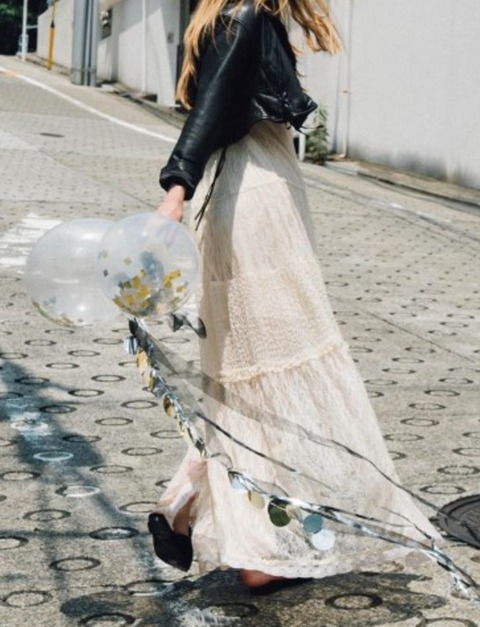 スタンドカラーロングワンピース1