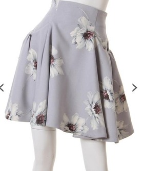 スナイデル snidelのマーガレットプリントスカート