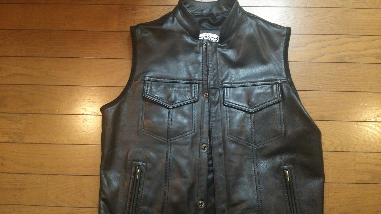 クラブスタイル革ベスト : ファットOYAJIの日記