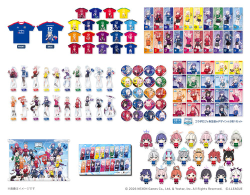 J1全20クラブとアプリゲーム『ブルーアーカイブ -Blue Archive-』のコラボレーション企画を実施