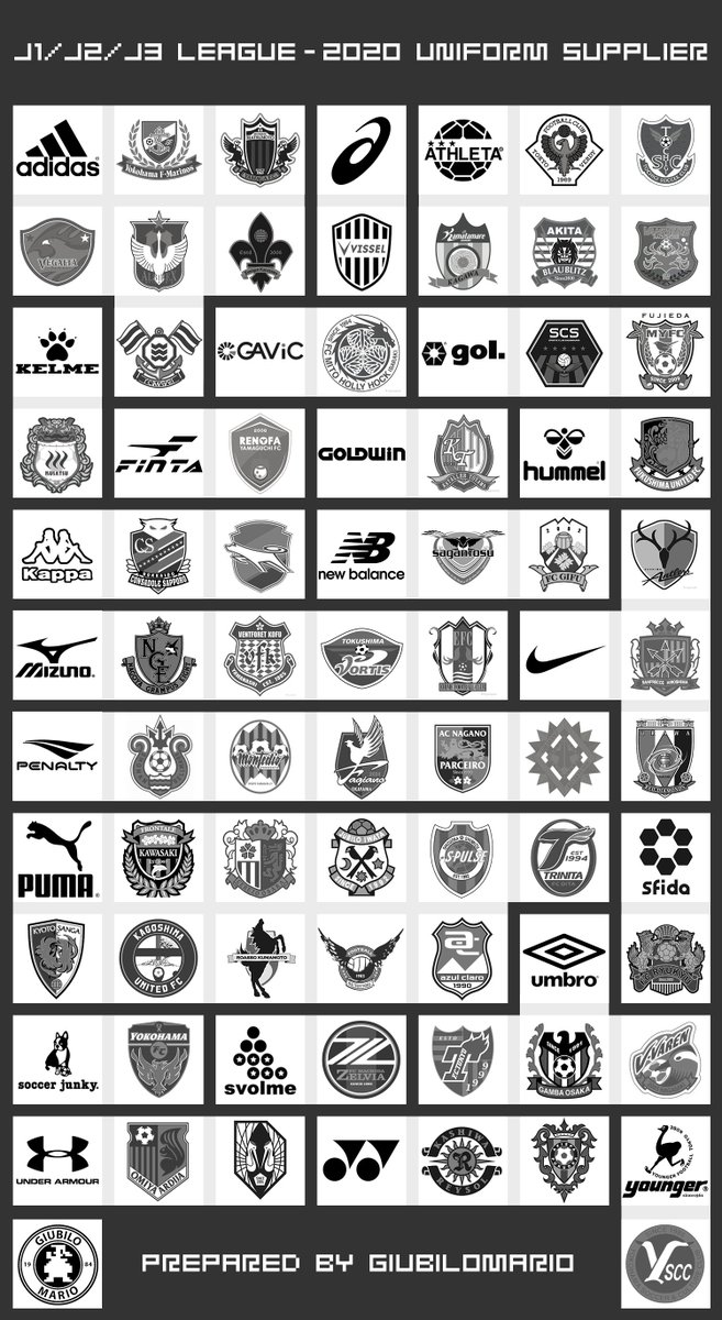 Jリーグ各クラブのユニフォームサプライヤー 一番多いのは Footballnet サッカー2chまとめ Jリーグ各クラブのユニフォームサプライヤー 一番多いのは Footballnet サッカー2chまとめ