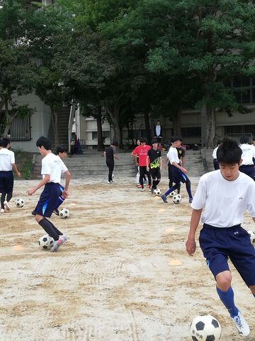 メッシのボールタッチ 柏中央高校サッカー部