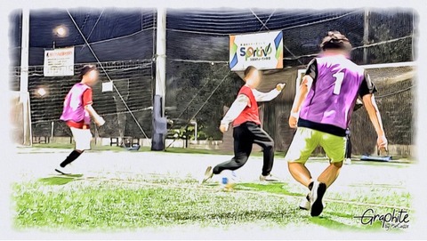 19 Players Join Rainy Day Futsal Match in Suita