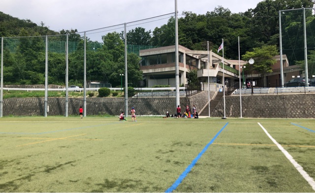 花屋敷グラウンドの贅沢な使い方 サソリのフットボール奮闘記