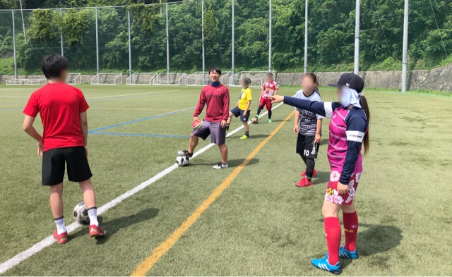 花屋敷グラウンドの贅沢な使い方 サソリのフットボール奮闘記