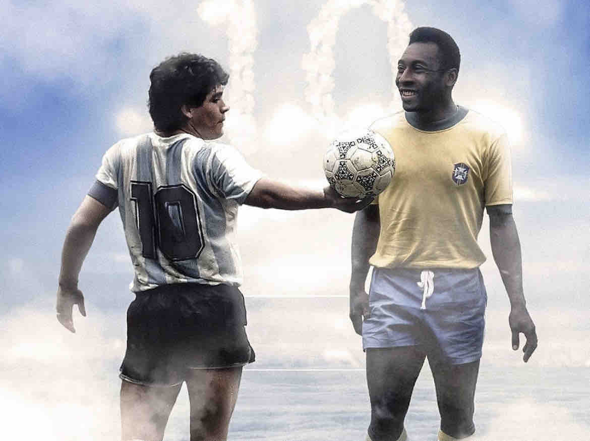☆ペレとマラドーナ : 檜垣裕志ひがきゆうしのサッカーが具体的に