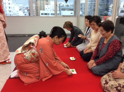 フォーデイズ㈱　福岡サロン　抹茶会⑮