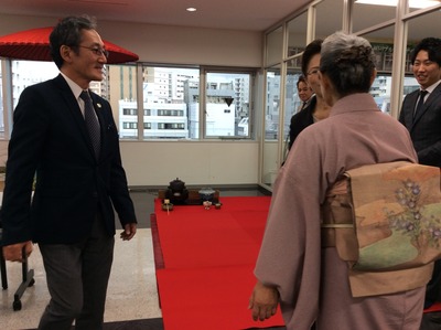 ④フォーデイズ㈱ 福岡サロン 抹茶会