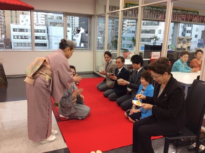 フォーデイズ㈱ 福岡サロン 抹茶会⑫