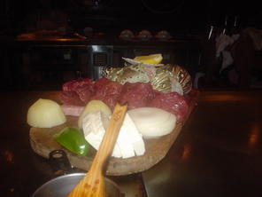 肉と伊勢海老