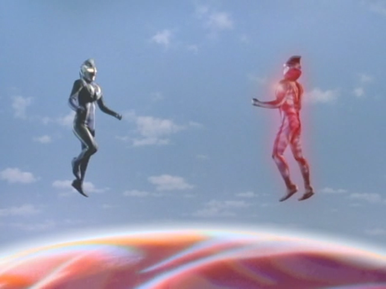 ウルトラマン白刃取り 仮面ライダービターガヴ次郎@怪人アンチ