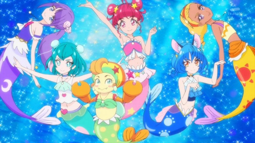 感想 スター トゥインクルプリキュア27話 海の星 人魚になってスーイスイ 彼と彼女が握ったもの