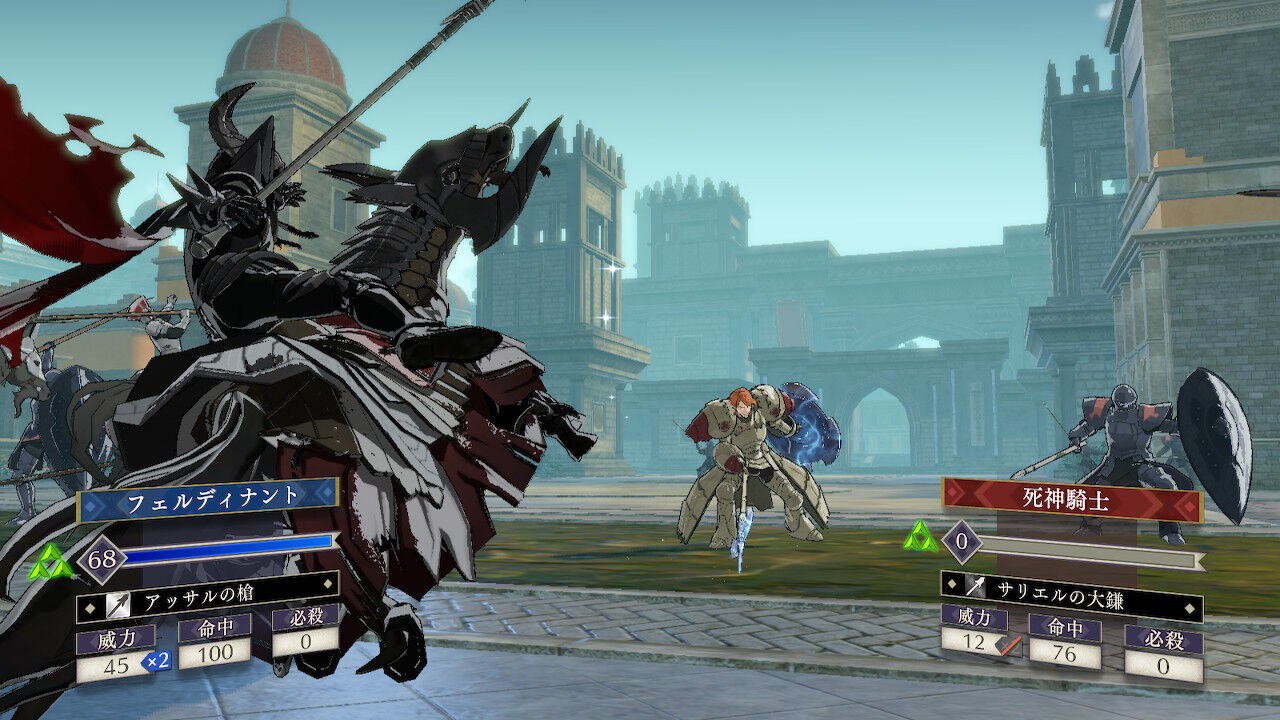 Fe風花雪月 アンヴァル市街地で活躍するフォートレスエーギル君 個人スキルと連撃とオハンのおかげでなんだかんだ強い ファイアーエムブレム風花雪月まとめ速報