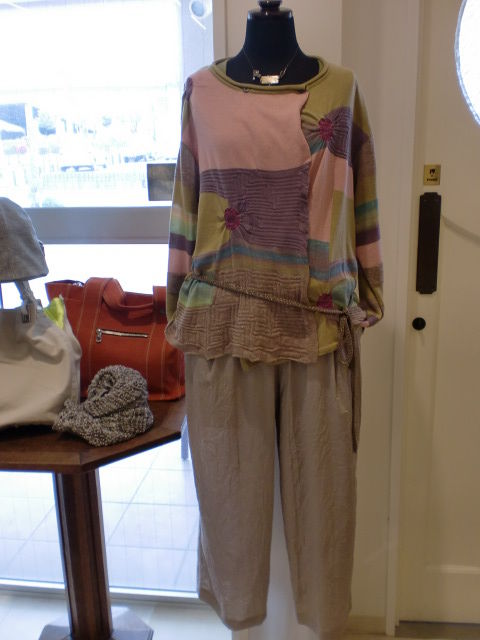 佐藤繊維 M&KYOKO ニットパンツ M.&KYOKO 佐藤繊維 サマーニットパンツ