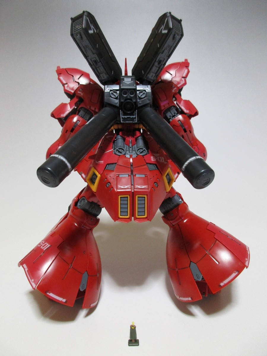 ガンプラ Rg サザビー製作 キットの完成レビュー編 ガンプラ自由に作って良いじゃない