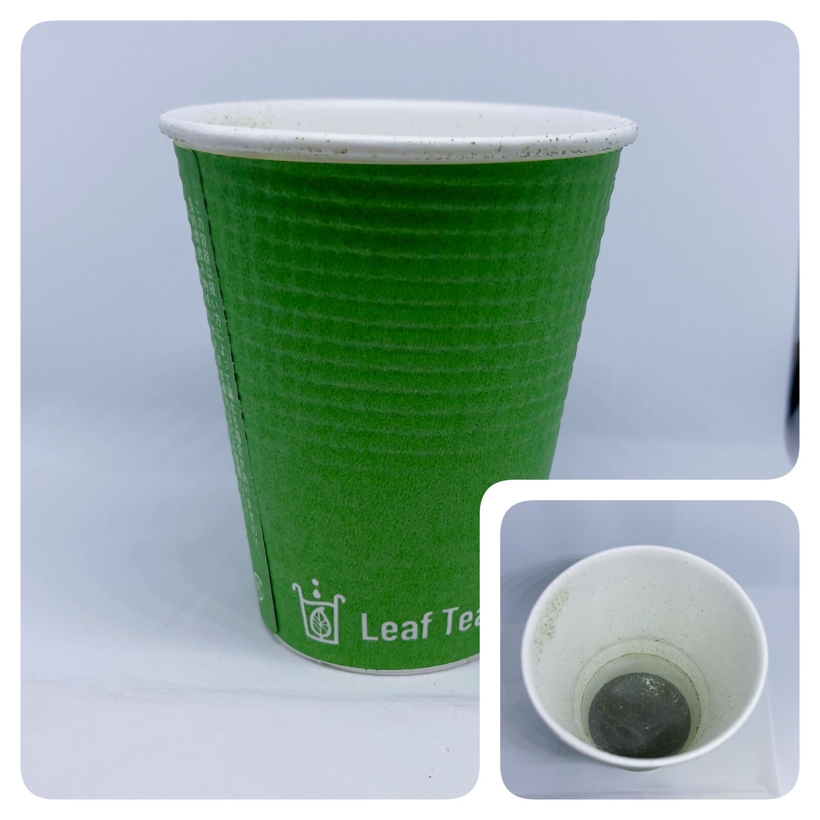 吉村 Leaf Tea Cup 茶葉セット済み紙コップで手軽に淹れたてのお茶が飲める 狐丸の これ買ってみました