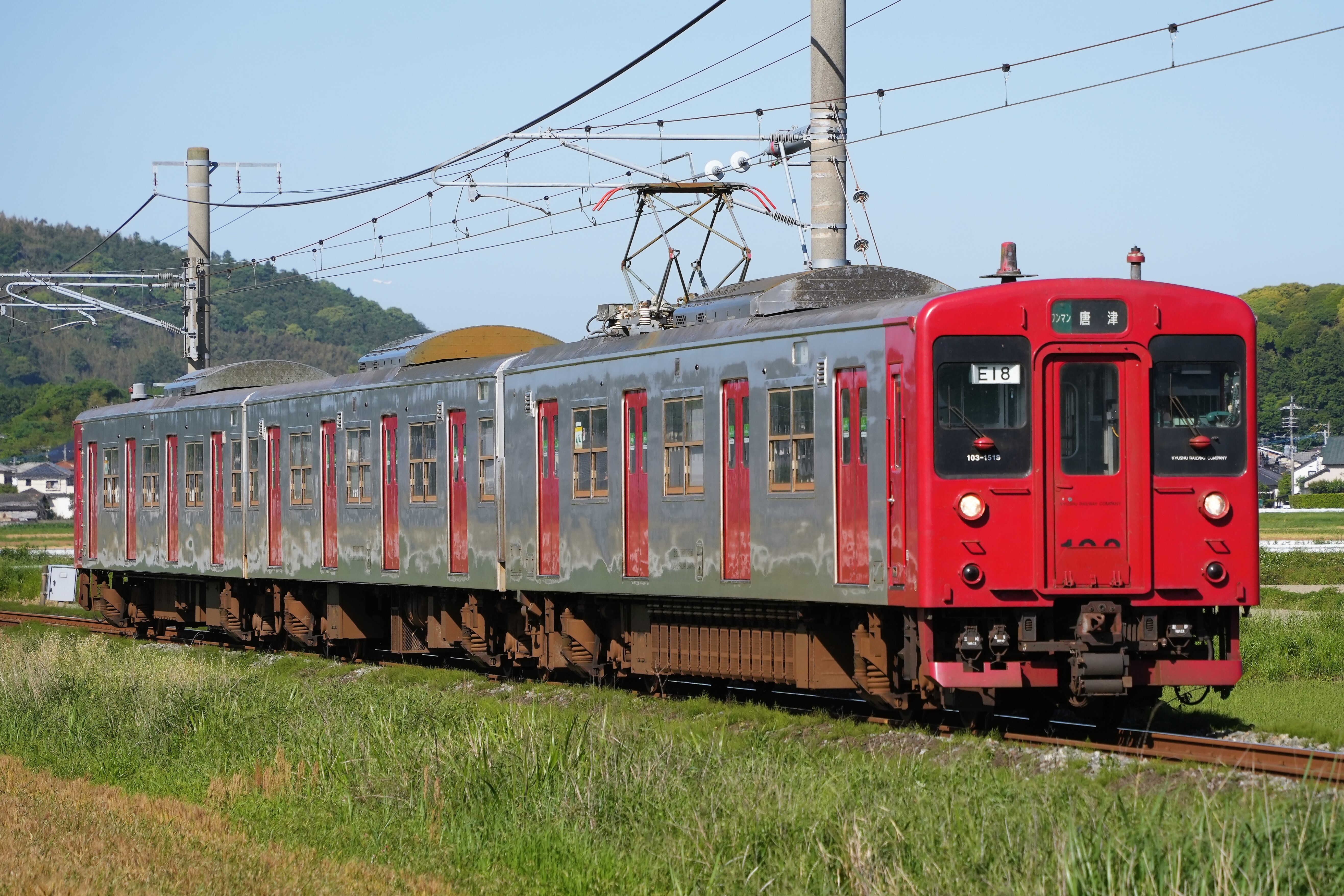 2024/5 筑肥線103系 : とびぃの落書帳
