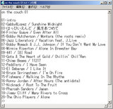 on the couch 01 TRACK LIST