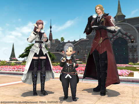 Ff14 課金エモート 紅茶を飲む 評判 小技 種族性別別動作 Ff14みんなの反応