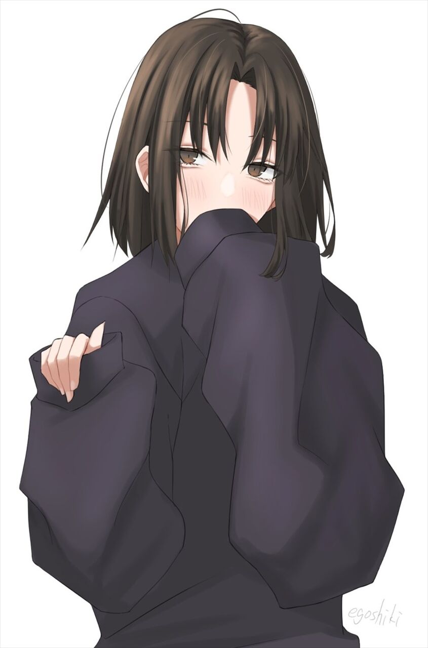 Fgo 萌え袖な両儀式イラスト 彼ニットだな