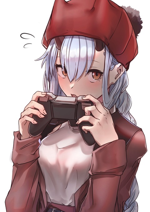 Fgo ゲームのコントローラーを持った巴さんイラスト 一緒にどうですか Fgoまとめ カルデア速報