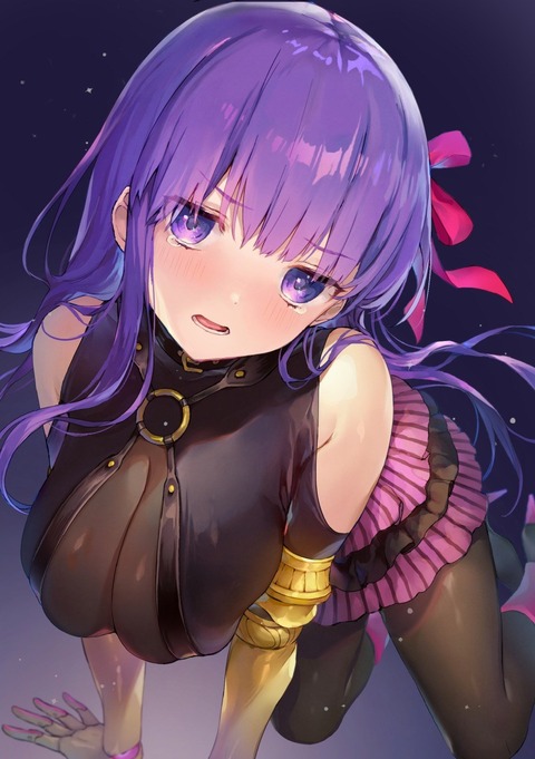 Fgo びびさんのリップコスプレのbbちゃんイラスト 恥ずかしがってるのかわいいｗ Fgoまとめ カルデア速報