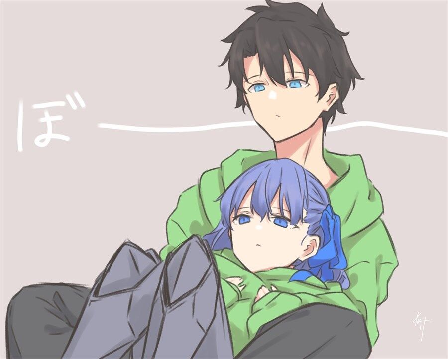 Fgo ぐだ男と一緒にぼーっとするメルトさん 幸せな時間ですね