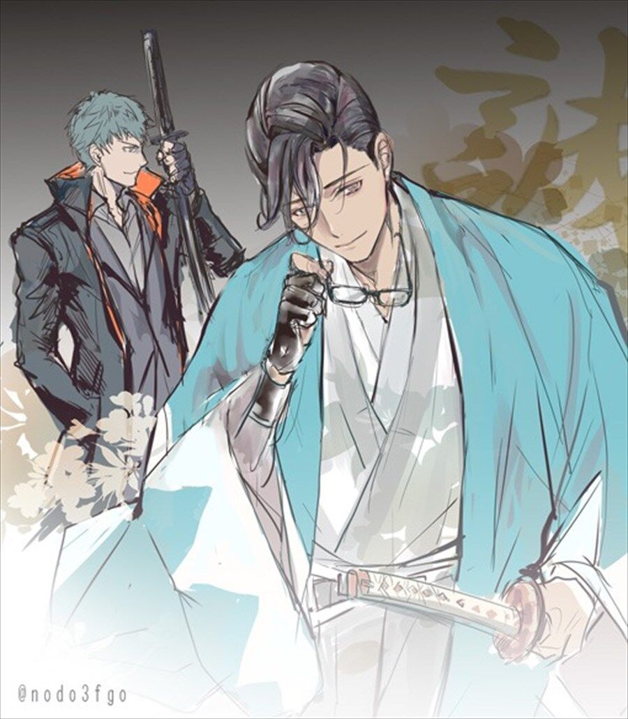 Fgo 眼鏡を外す時は本気の山南さんイラスト 美形すぎる Fgo 眼鏡を外す時は本気の山南さんイラスト 美形すぎる