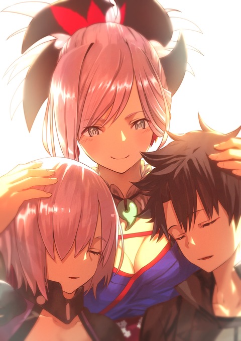 Fgo ぐだ男 マシュを見守る武蔵ちゃんイラスト 聖母な武蔵ちゃんすこだ Fgoまとめ カルデア速報 Fgo ぐだ男 マシュを見守る武蔵ちゃんイラスト 聖母な武蔵ちゃんすこだ Fgoまとめ カルデア速報