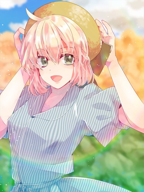 【FGO】悠木碧さんの沖田さんイラスト！！　自分が着た衣装を沖田さんに着せたのエモい！
